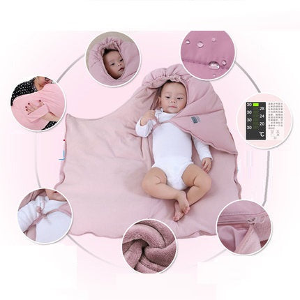 Sac de couchage pour bébé rembourré chaud et résistant au kick en automne Et l'hiver