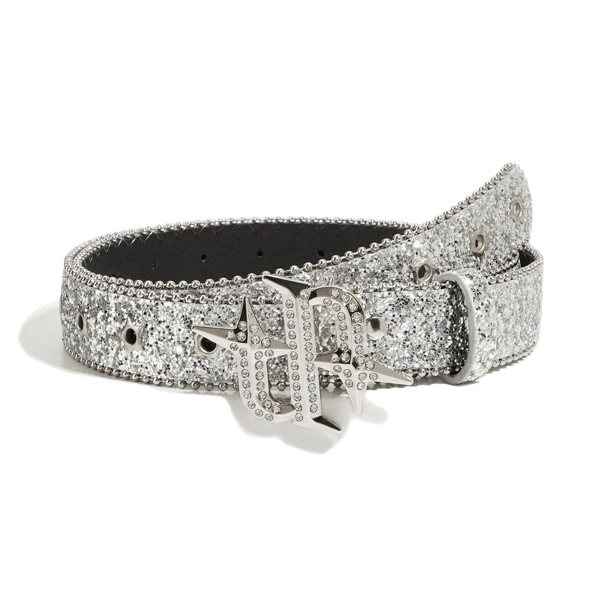 Large Ceinture, mode européenne et américaine Personnalisée Ceinture Jeans décorée de paillettes