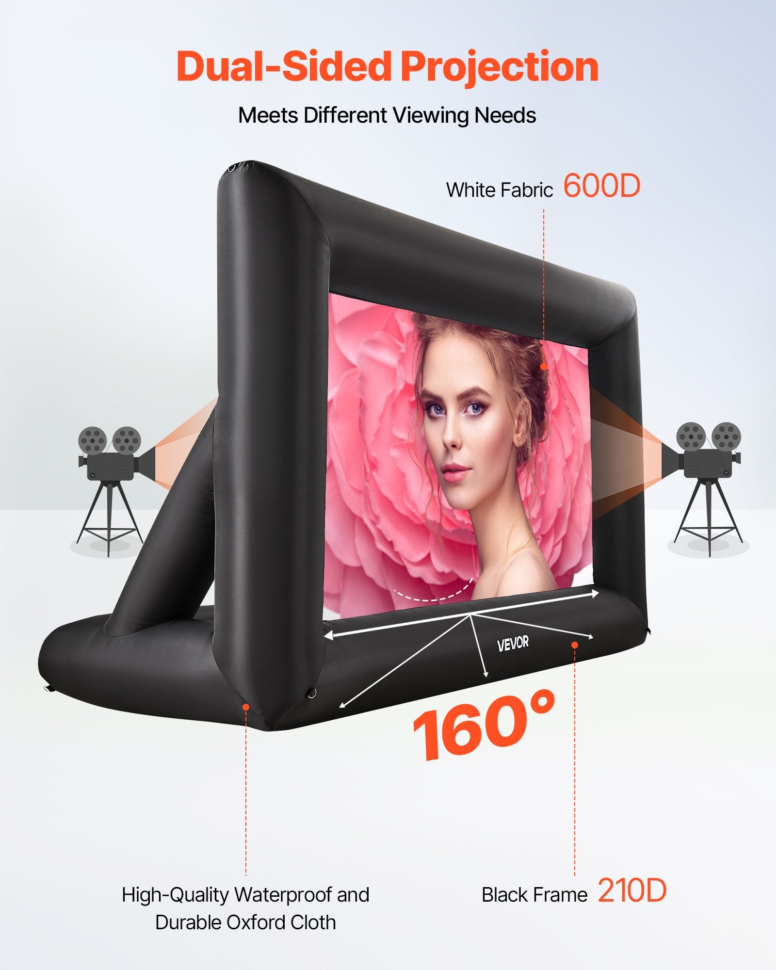Écran de projecteur gonflable 14FT