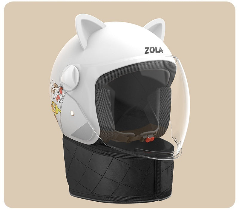 Casque de vélo électrique écharpe d'hiver pour les hommes et les femmes