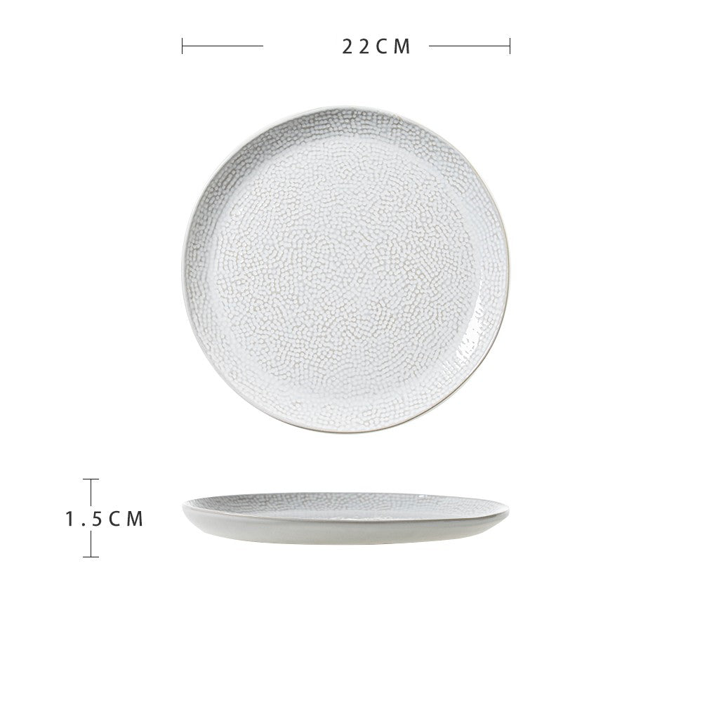 Belle plaque de dîner en céramique Sens avancé de Micro Flaw