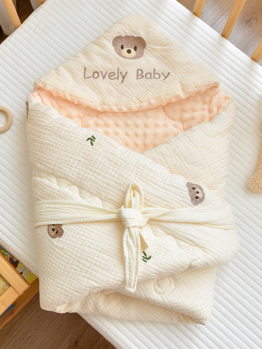 Couverture de swaddle épaisse pour les bébés pour prévenir le réflexe de démarrage