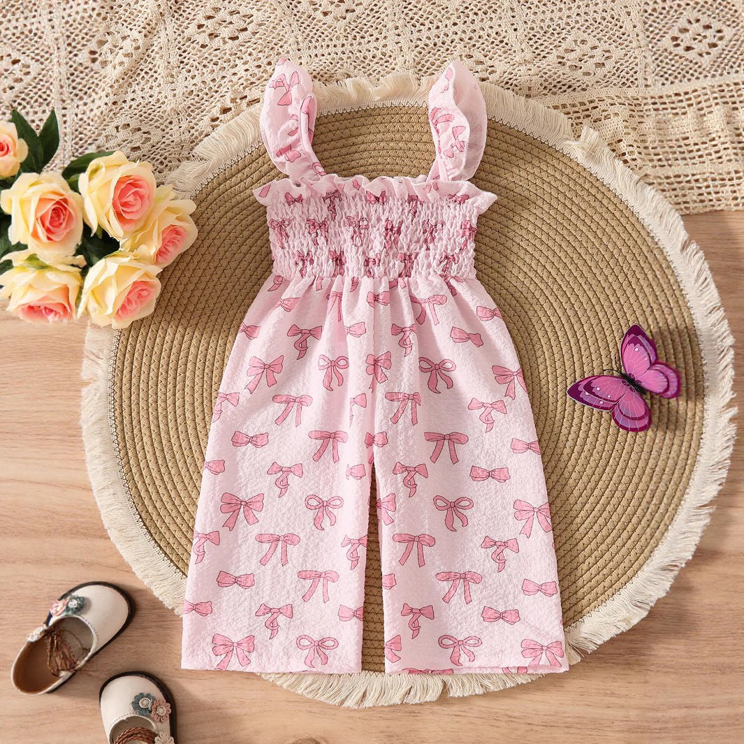 Combinaison avec Bow Detail sur les jambes et le dos