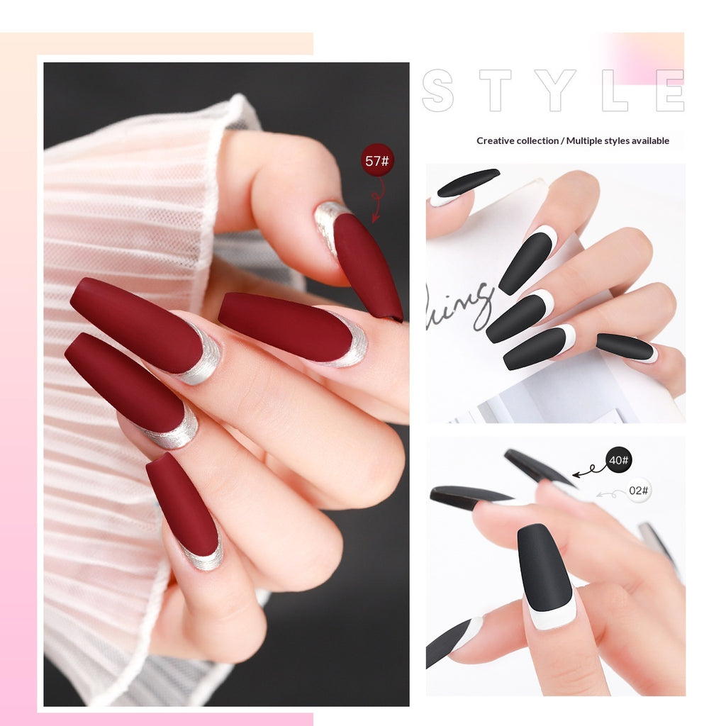 Une bouteille Une couleur tendance Gel couleur solide Nail polonais