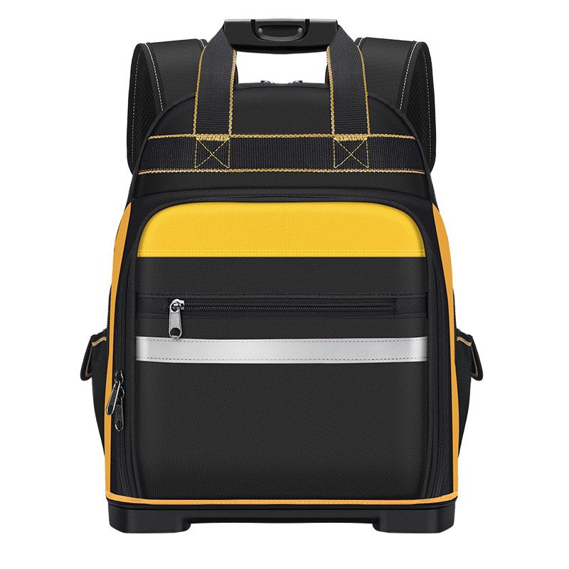 Sac à dos d'outil Grande capacité Molded Base Sac à outils Bande réfléchissante pour le site d'emploi