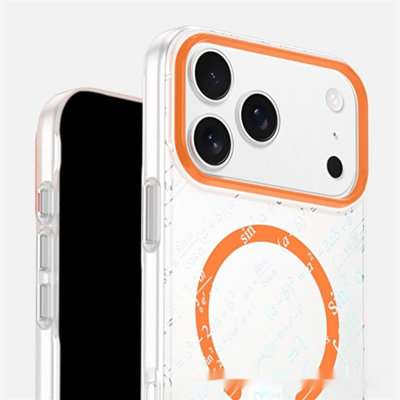 Magnetic Suction Phone Case Formule semi-transparente de protection anti-goutte