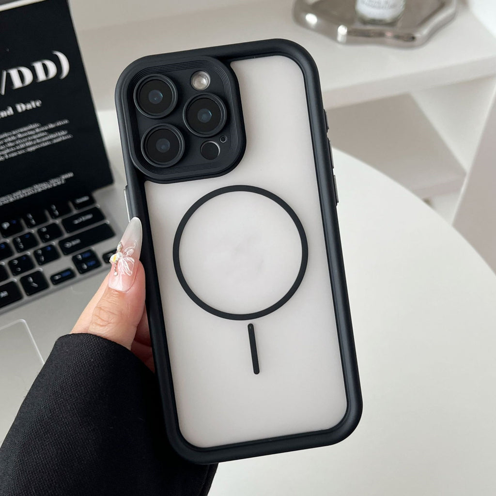 Skin Feeling Solide boîtier de téléphone magnétique résistant aux gouttes Manche de protection résistante à l'usure