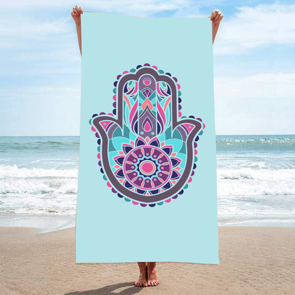 Serviette imprimée Seaside Vacation Beach Serviette de bain