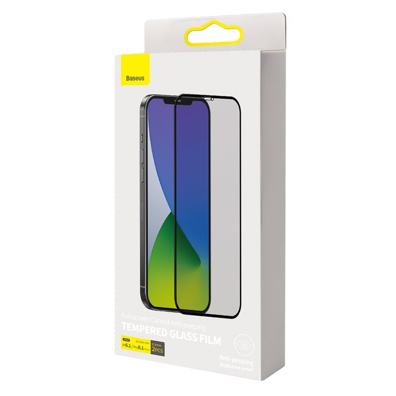 0.3mm Full Screen Curved Privacy Film trempé pour IP 5.4 pouces deux pièces noir