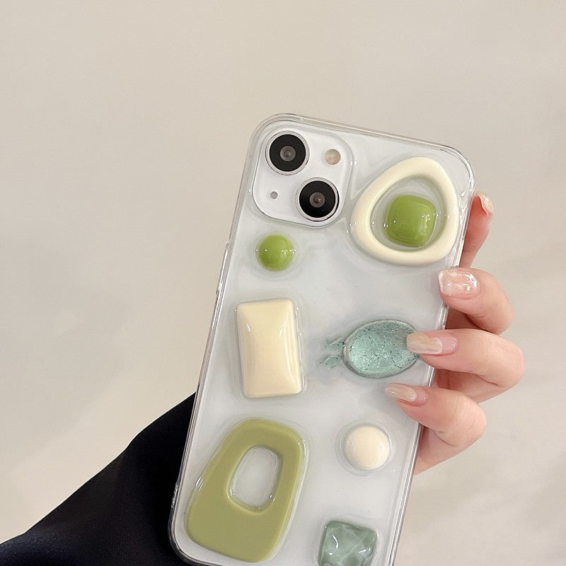 Cas original de téléphone vert Niche avocat haut de gamme
