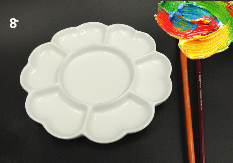 1PC TSP155 Céramique véritable Aquarelle Peinture à l'huile acrylique Palette