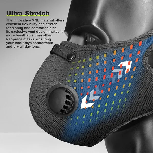 Anti-Verschmutzung Halb Gesicht Staub Masque Respirateur Gesichtschutz Mit Filtre