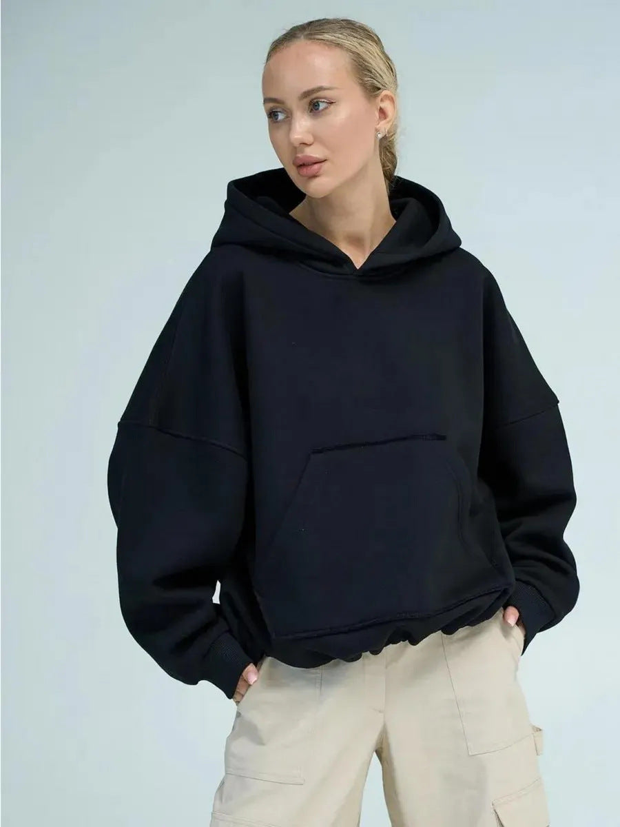 Women's Long Sleeve Hoodie with Pockets