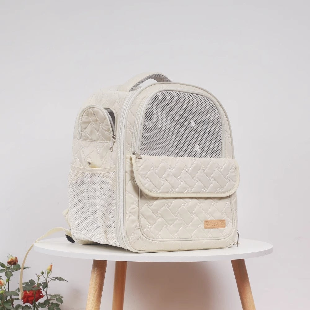 Cat Carrier Space Capsule Sac à Dos Portable Portable Respirant pour animaux de compagnie pour Ou