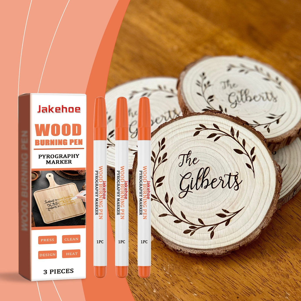 JAKEHOE Ensemble de marqueurs d'artisanat en bois