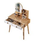 Style nordique Solid Wood Vanity Internet Design célèbre pour les petits appartements