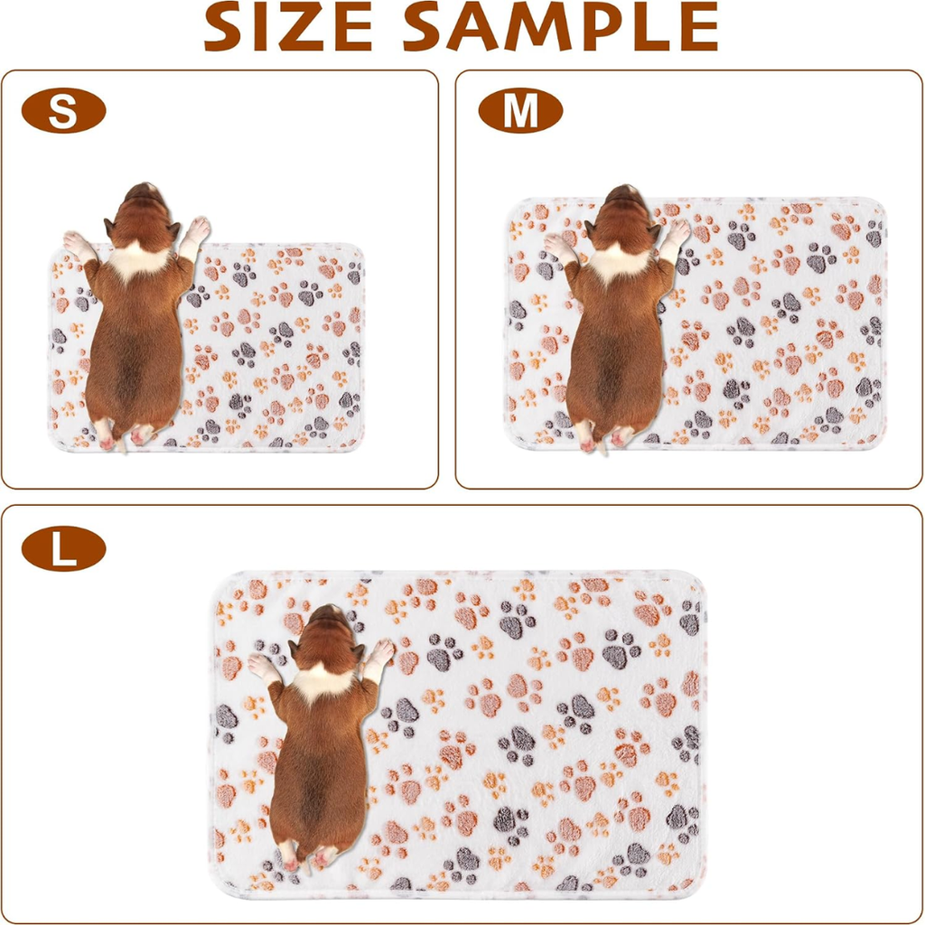 1 Pack 3 Blankets Fluffy Premium Flèche souple de couverture pour animaux de compagnie lancer pour chiot chien de chat