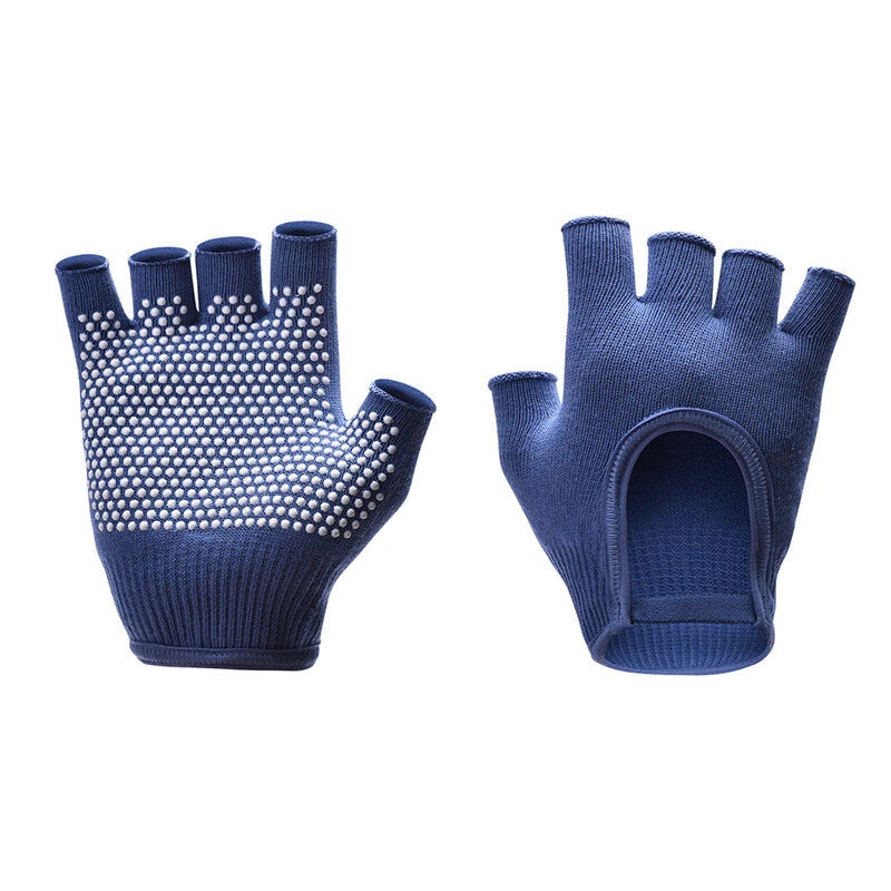 Gants antidérapants de yoga aérien en coton respirant