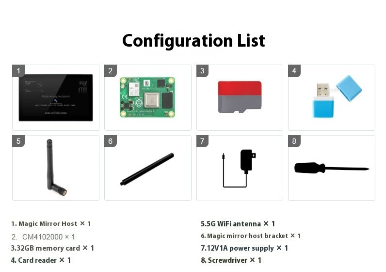 133 Assistant de voix informatique intégré CM4 Affichage tactile de commande principale