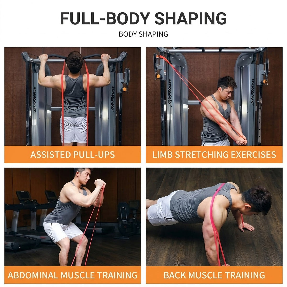 3pcs Strong Resistance Bands Loop Heavy Duty Exercice Sport Fitness Gym Yoga TPE
