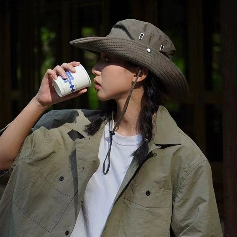 Voyages en plein air Camping Sun-Protection Shade Bucket Hat