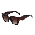 Lunettes de soleil à large temperature Cat-Eye pour femmes
