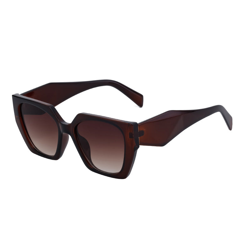 Lunettes de soleil à large temperature Cat-Eye pour femmes