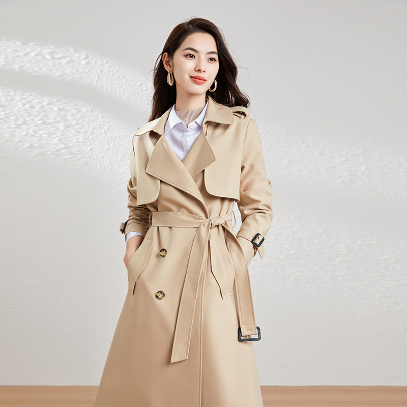 Manteau polyvalent simple pour femmes à deux seins