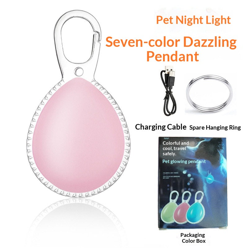 Pendentif de randonnée pour chiens de nuit léger un petit accessoire anti-perte pour votre ami furry