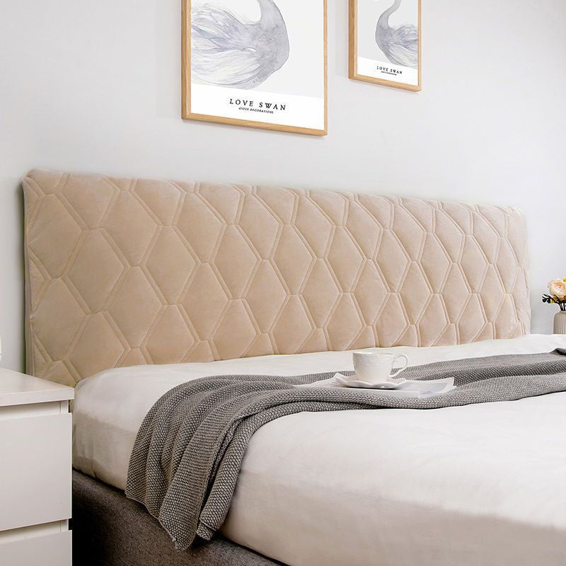 Tissu tout inclus Soft rembourré Protection tête de lit en bois