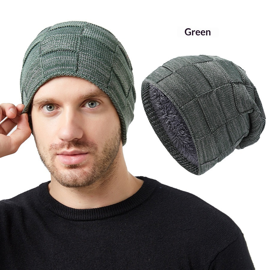 Hommes Chapeau tricoté d'hiver Couples Style chaud Flèche-lin d'oreille protection de laine