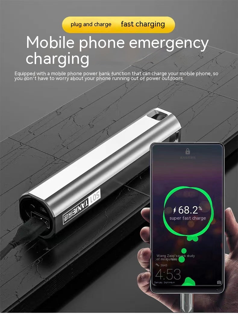 Forte lumière rechargeable auto-défense longue portée