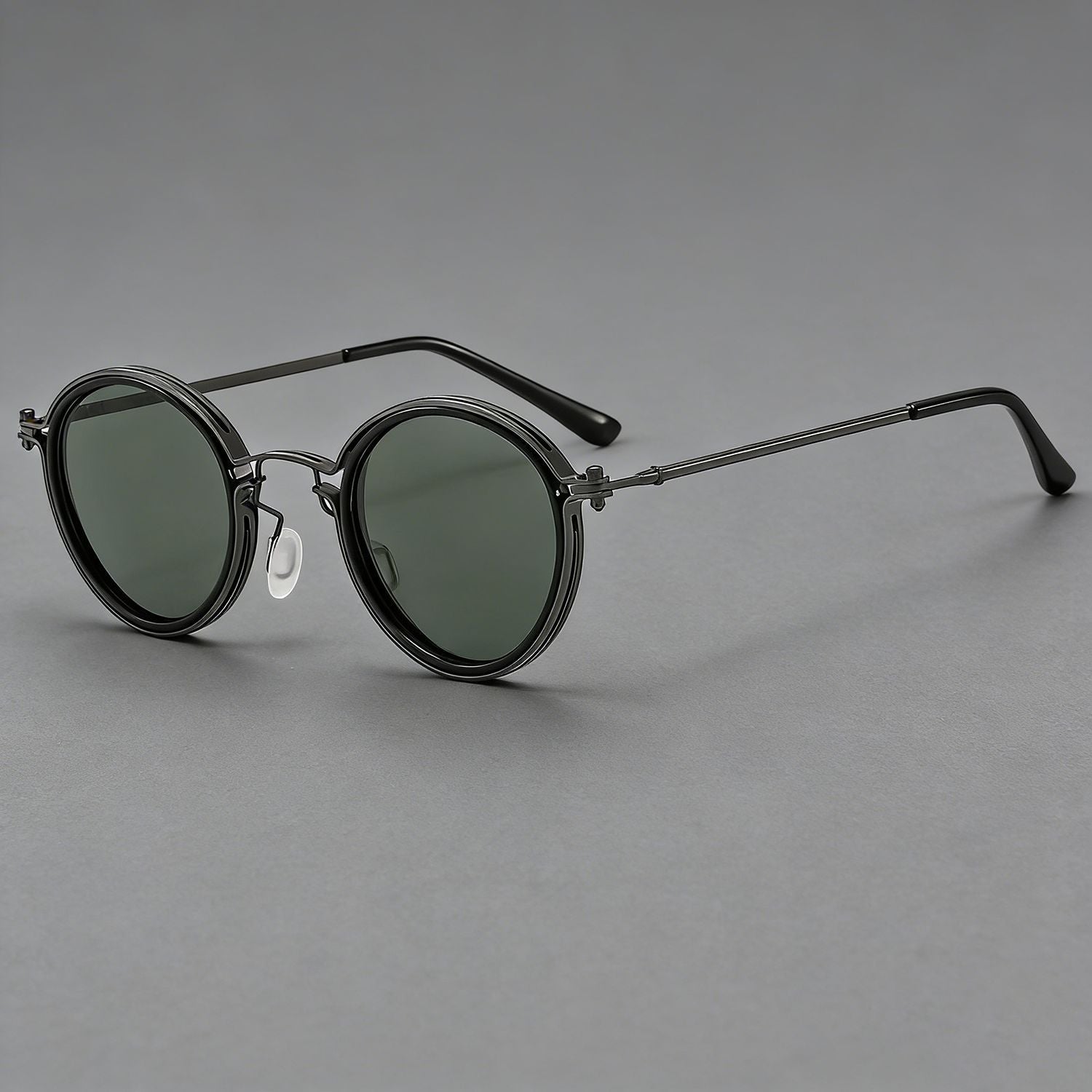 Lunettes de soleil anti-ultraviolets métalliques pour la conduite