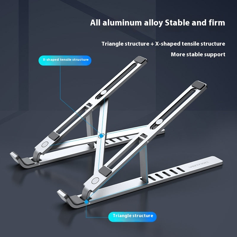 Aluminum alloy desktop laptop heat dissipation