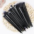 25PCS Make Up Brosses Set Synthétique Eyeliner Eyeshadow Foundation Blusher Tool