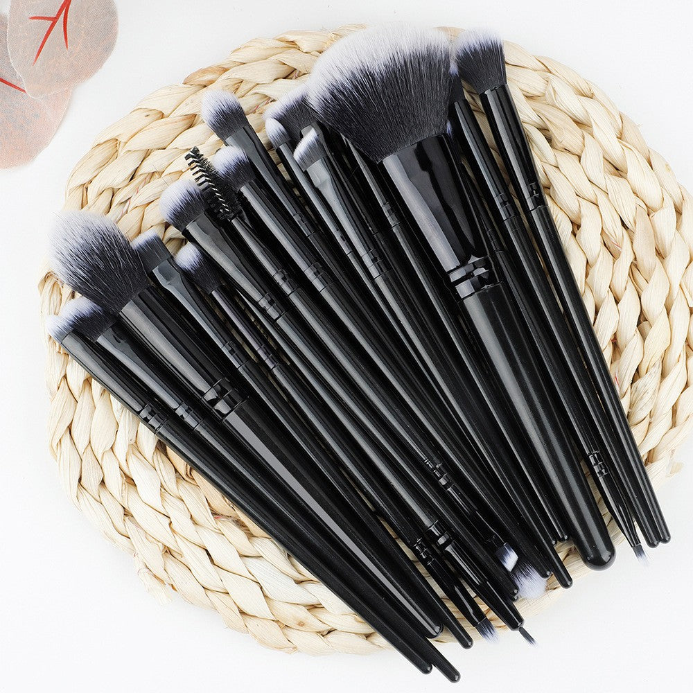 25PCS Makeup Brushes Set Synthetic Eyeliner Eyeshadow Foundation Blusher Tool