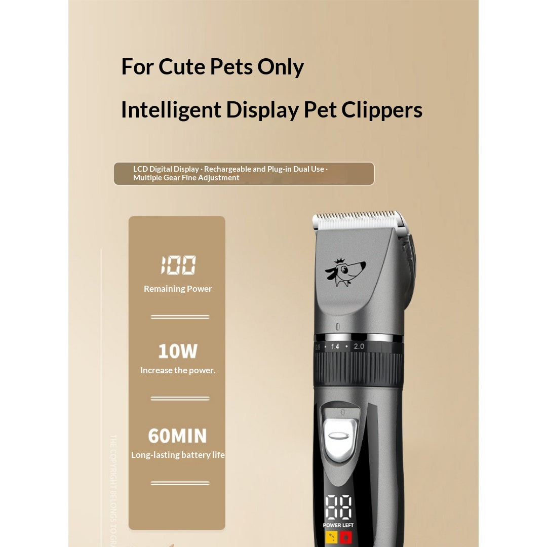 Clipper professionnel de grooming pour chiens.