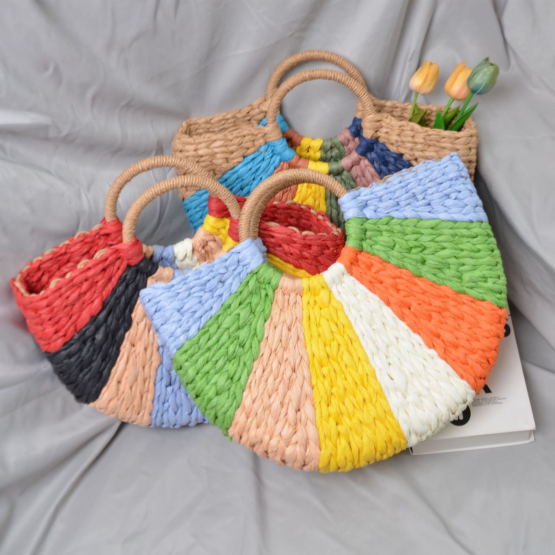 Sac en papier vintage élégant