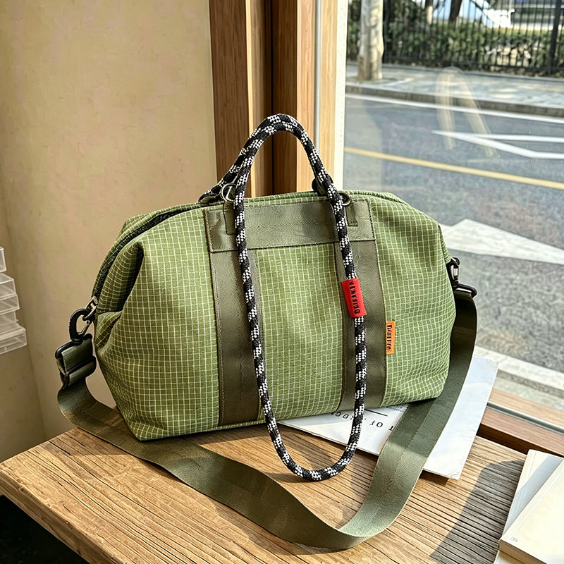 Grid Pattern Sac à fourre-tout de grande capacité