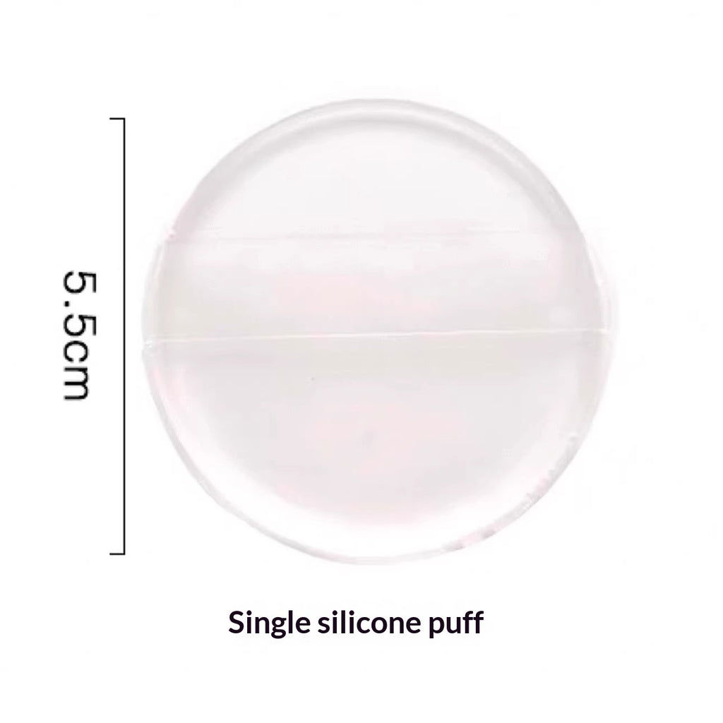Fondation Jelly Cushion sans poudre de silicone transparente