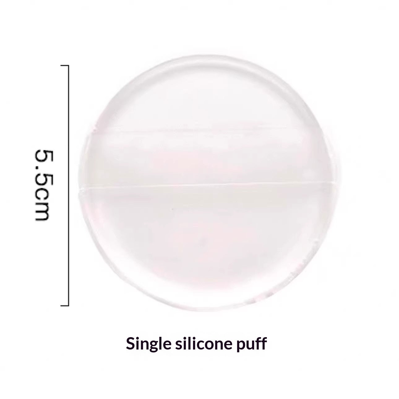 Fondation Jelly Cushion sans poudre de silicone transparente