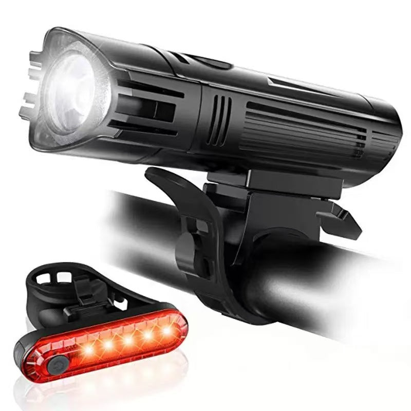 350 lumières de vélo rechargeables USB 4 modes phare avant et arrière