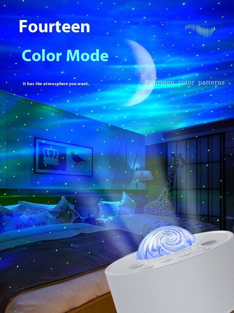 Lampe romantique de projection côté lit Starry