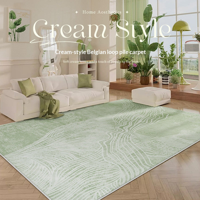 Simple salon Rug style crémeux étanche Et résistant aux taches et facile à utiliser