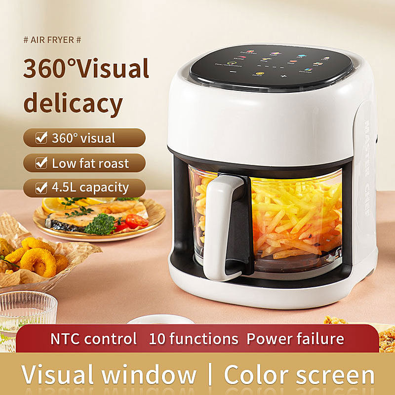 White Electric Air Fryer 4-5L