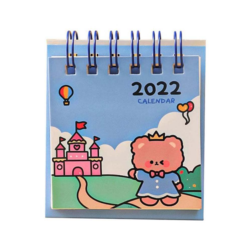 Mini calendrier de bureau Cartoon créatif pour se souvenir des choses