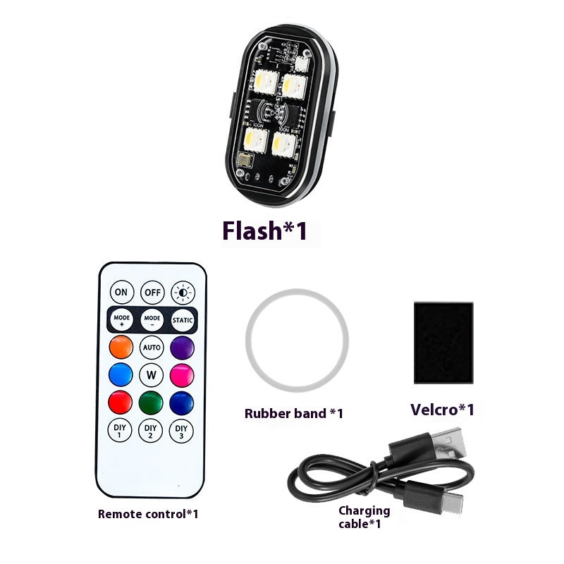 Type de télécommande de phare de moto Avertissement sans fil