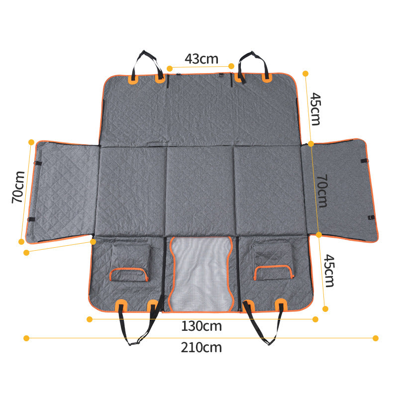 Housse de voiture pour chien, protection banquette arrière