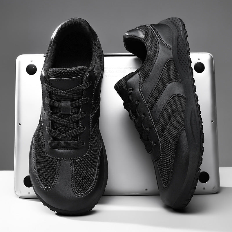 Chaussures de marche décontractées à talon plat, de taille plus grande
