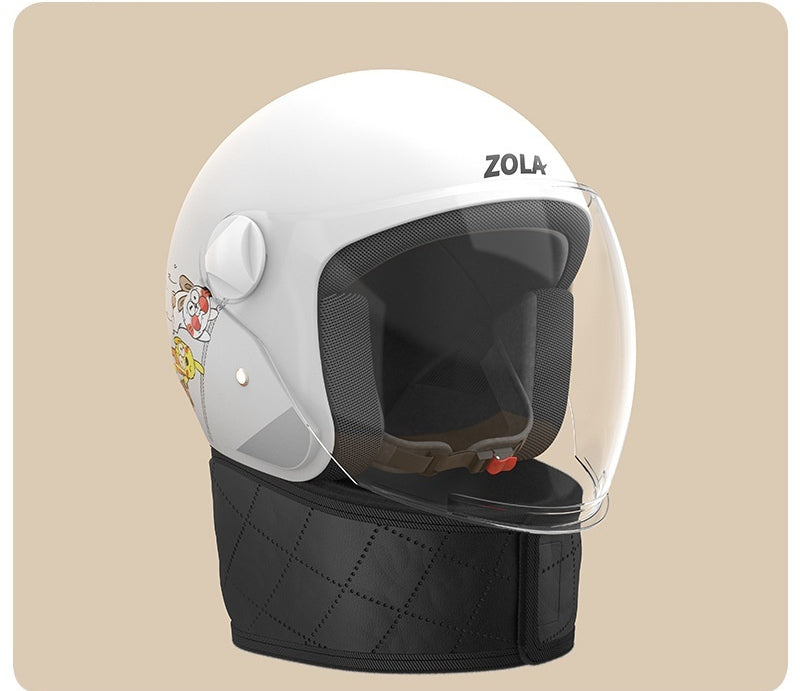 Casque de vélo électrique écharpe d'hiver pour les hommes et les femmes